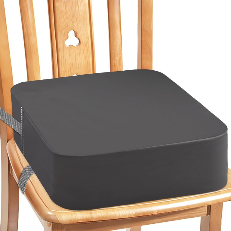 Aqash Rehausseur de chaise pour enfant, coussin antidérapant, augmentation de hauteur, coussin d'assise en PU facile à nettoyer