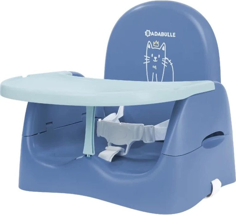 Badabulle Réhausseur Chaise Bébé Chat, Pliable, Universel, de 6 à 36 mois